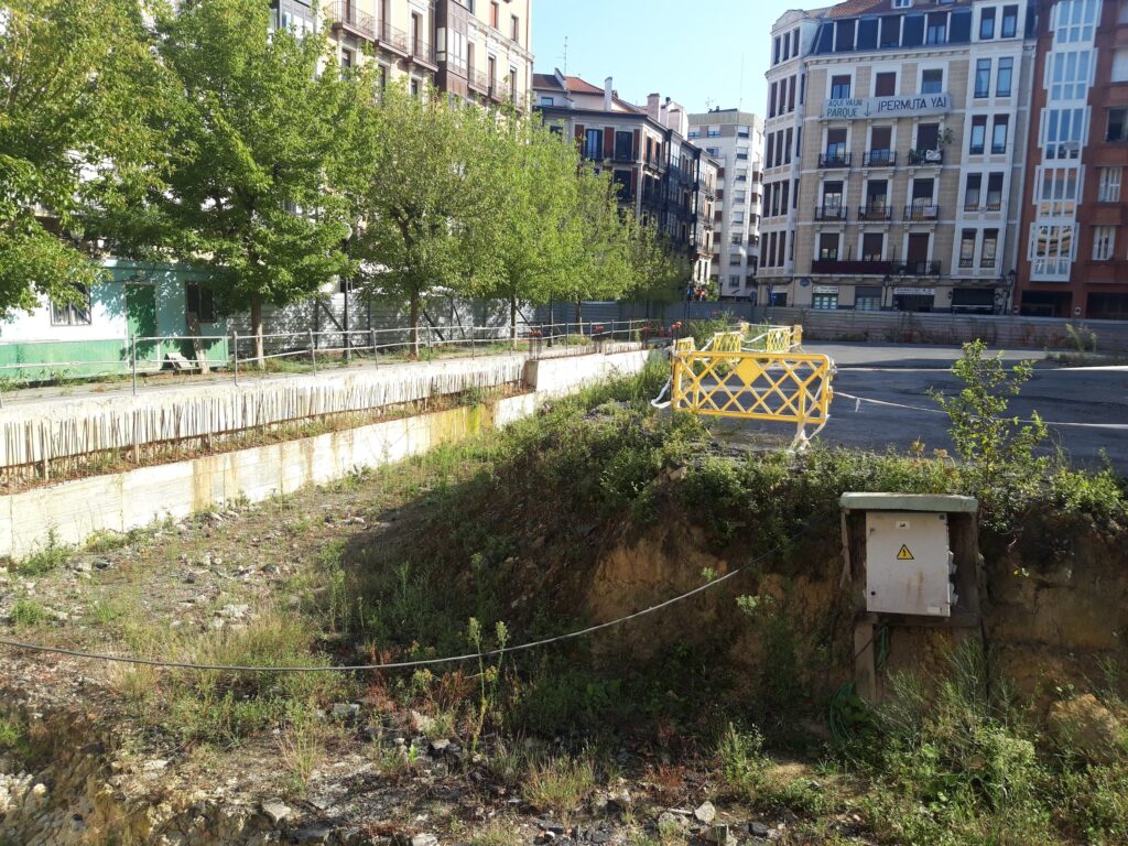 Estado de la parcela obispal el 5 de septiembre de 2025.